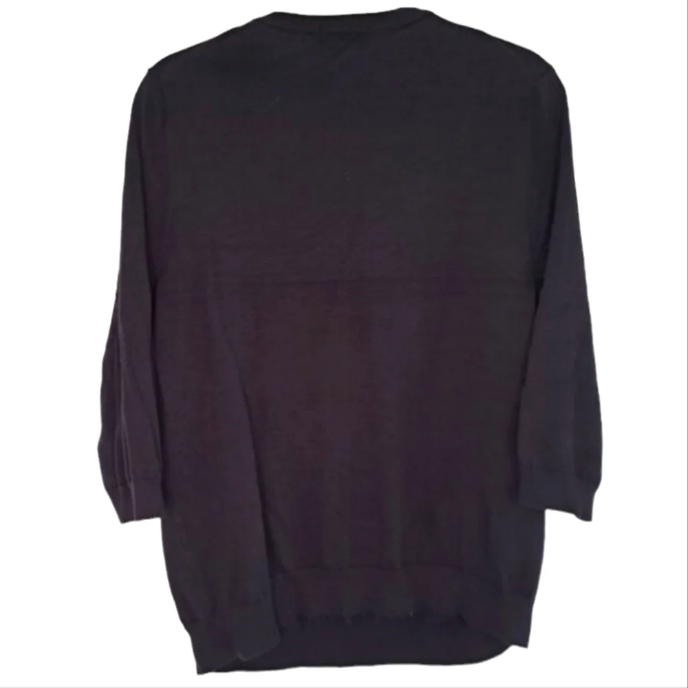 Lands' End Half Sleeve Supima Cotton Pullover Sweatshirt Plus Size 1X - Picture 2 of 5